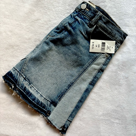 DL1961 Girl's Jenny Premium Denim Mini Skirt—NWT—14 - Picture 10 of 13
